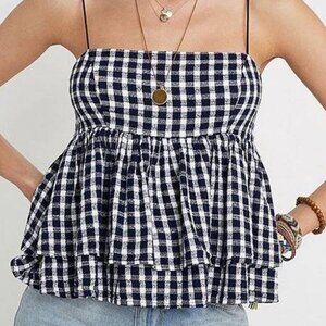 Urban Outfitters Olivia Tiered Ruffle Babydoll Cami